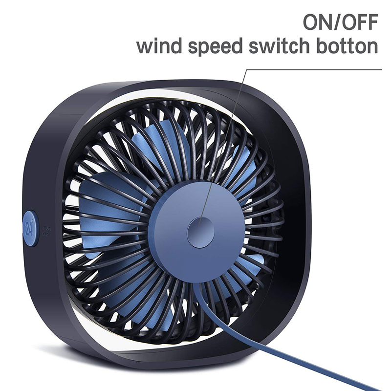 Ultra-Quiet Rotatable Mini USB Fan