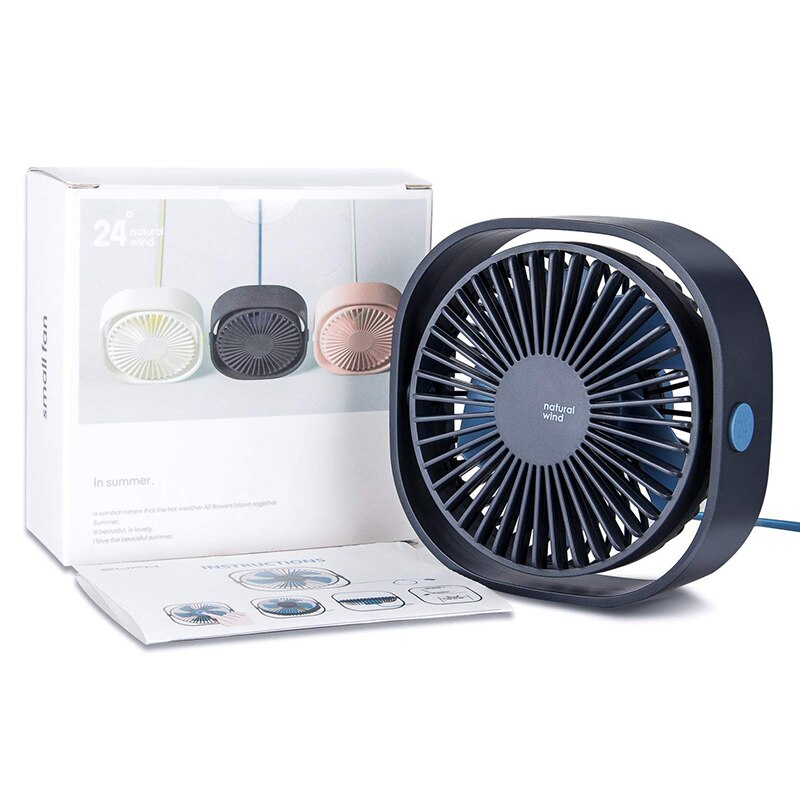 Ultra-Quiet Rotatable Mini USB Fan