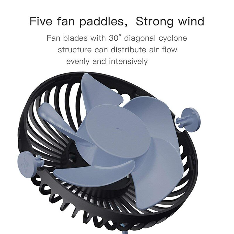 Ultra-Quiet Rotatable Mini USB Fan