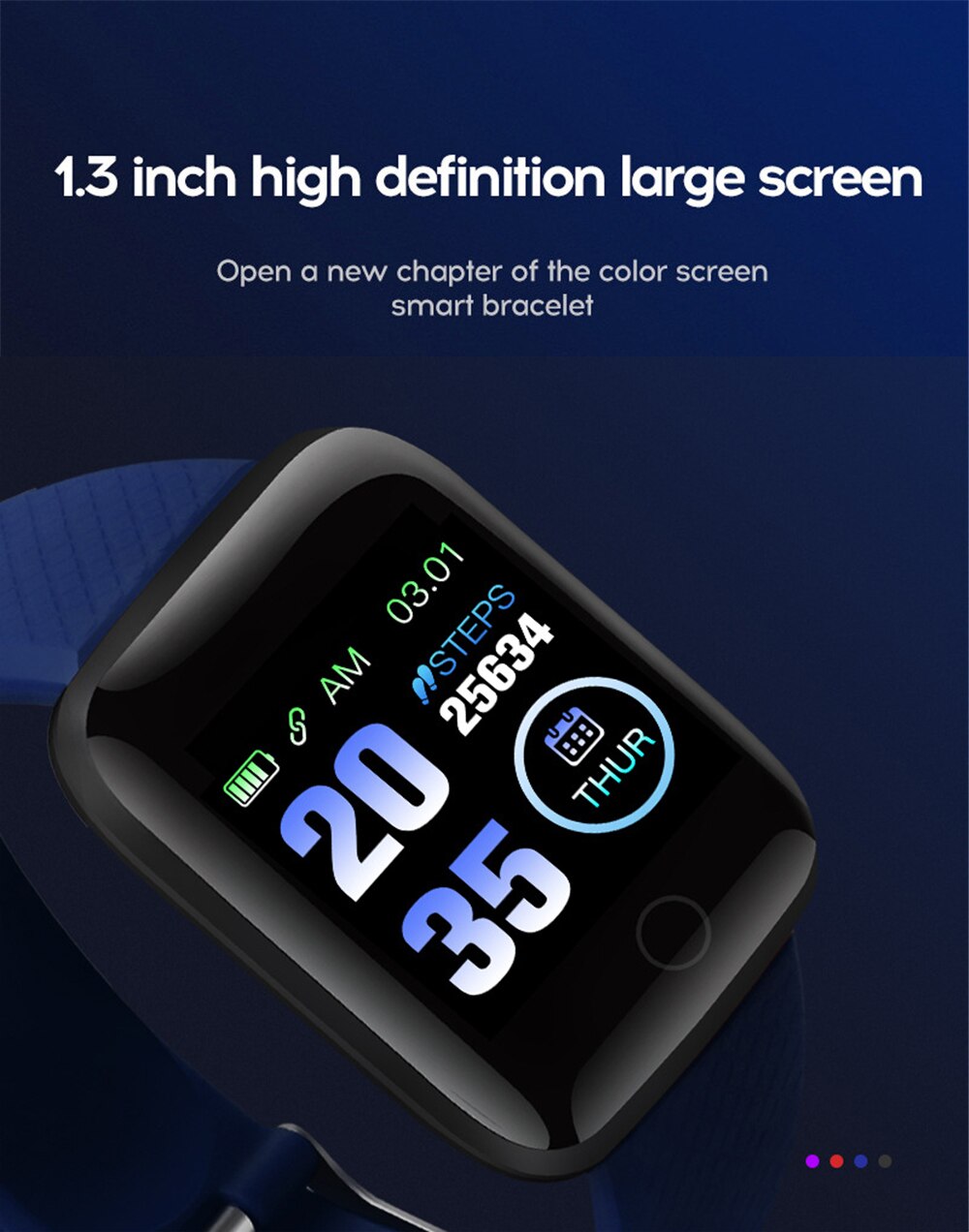 Waterproof Health Monitoring Smart Watch
