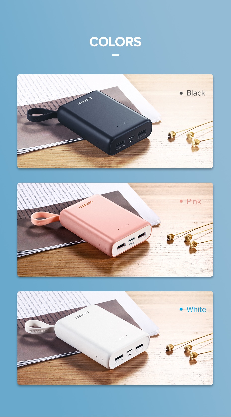 Mini 10000 mAh Power Bank
